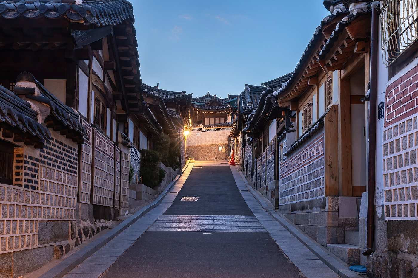 Bukchon at blue hour