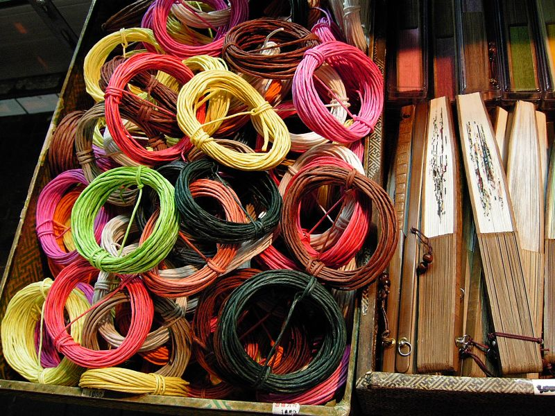 Hanji paper; not the Wonju theme park