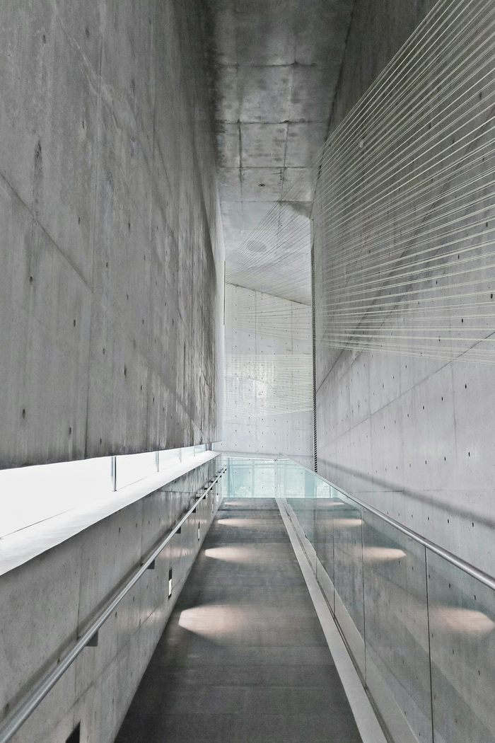 Museum SAN concrete architecture, Wonju; photo by Sunguk Kim
