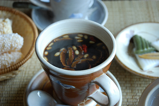 Korean herbal tea; illustrative blend