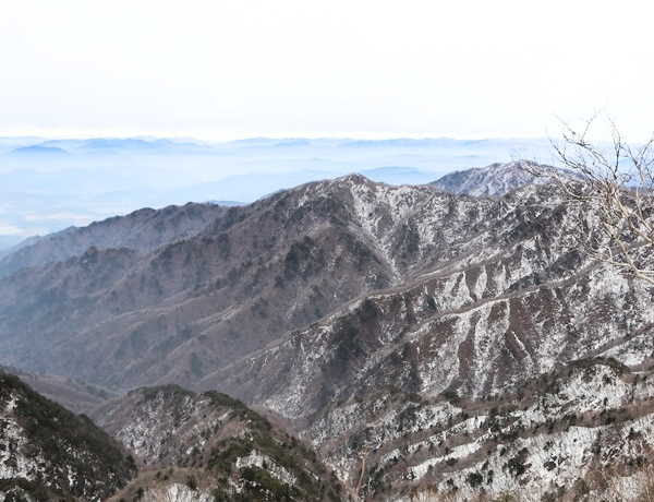Chiaksan landscape; Sogeumsan is not pictured